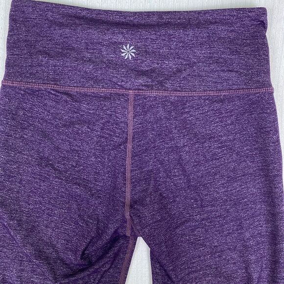Athleta Chaturanga Quest 19" Purple Active Crop - Picture 6 of 11
